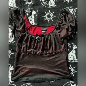 Gothic crop top - Social Collision